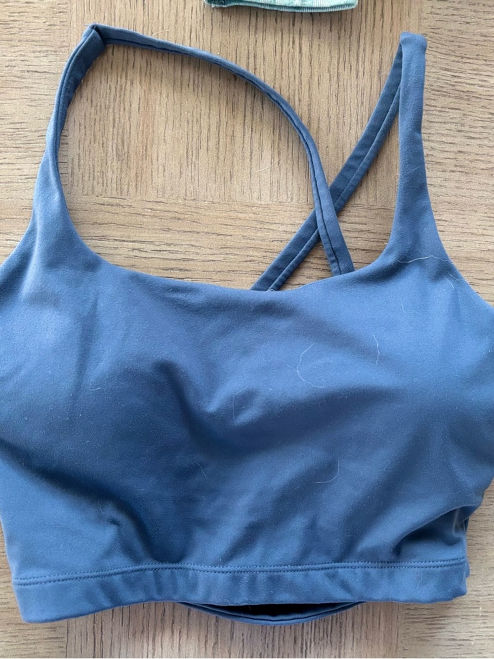 Alphalete Women’s Blue Strappy Sports Bra